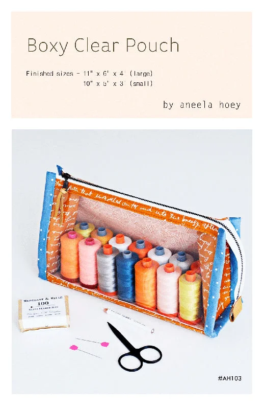 Aneela Hoey: Boxy Clear Pouch Pattern