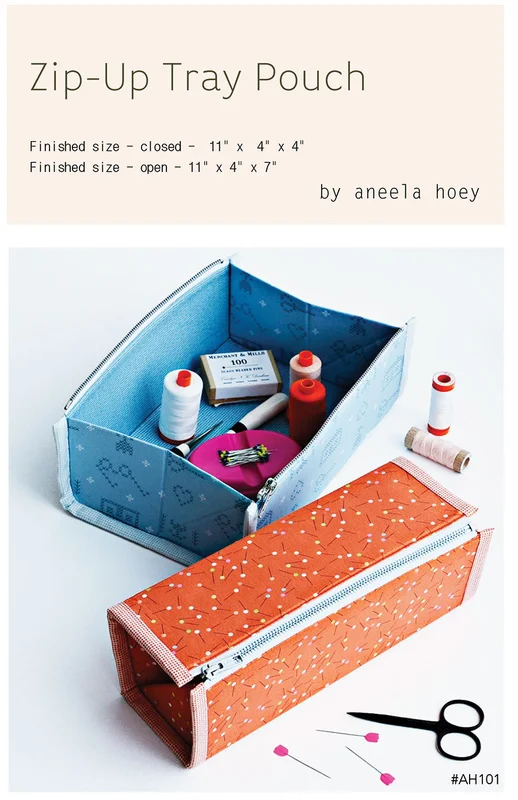 Aneela Hoey: Zip Up Tray Pouch Pattern