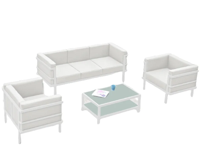 Angelina Indoor / Outdoor Living Set, White
