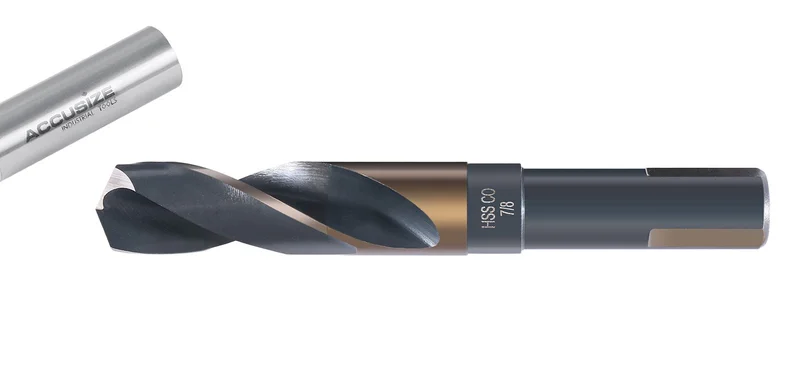 ANSI M35(H.S.S. + 5% Cobalt) 1/2" Shank S & D Drill, 135 Split Point
