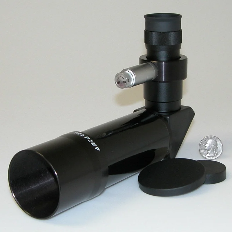 Antares 7.5 X 50mm Illuminated Black Right Angle Finder
