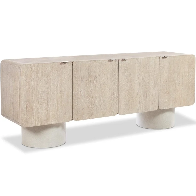 Antibes Entertainment Credenza/Sideboard, 82.75"W x 20"D x 32"H