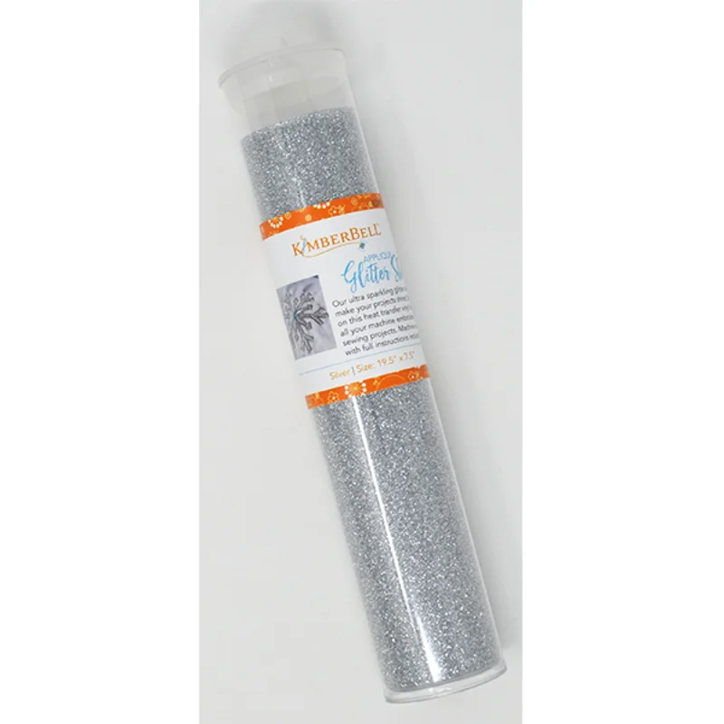 Applique Glitter Sheet Silver