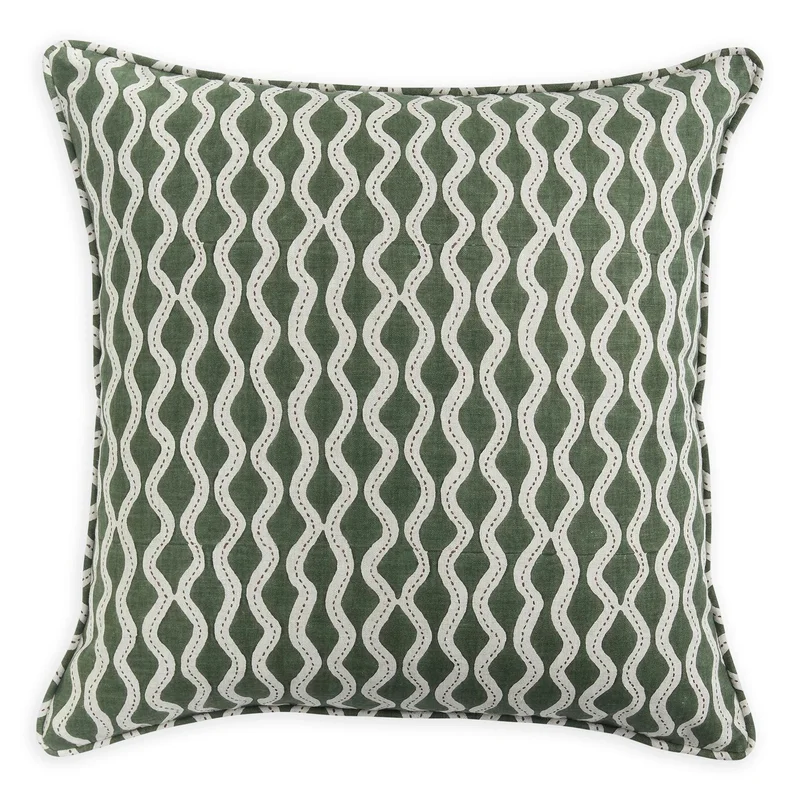 Aravelli Rosewood Linen Cushion, 20" x 20"