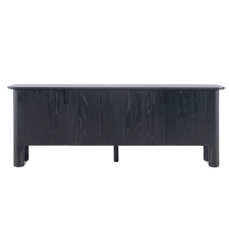 Arc 80" Media Cabinet, Black