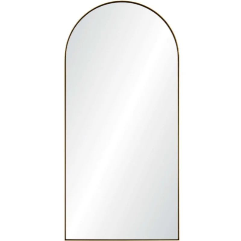 Arched Mirror 22" x 46" - 3 Colors Burnished Brass
