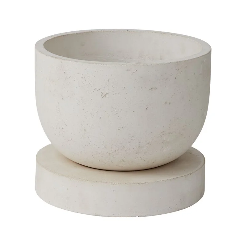 Archer Planter, Stone, 12.25" x 10.75"
