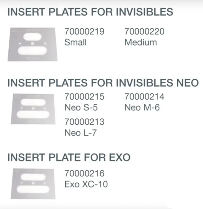 Arlu - Argenta Accessories - Insert Template Plates For Invisible/Concealed Hinges