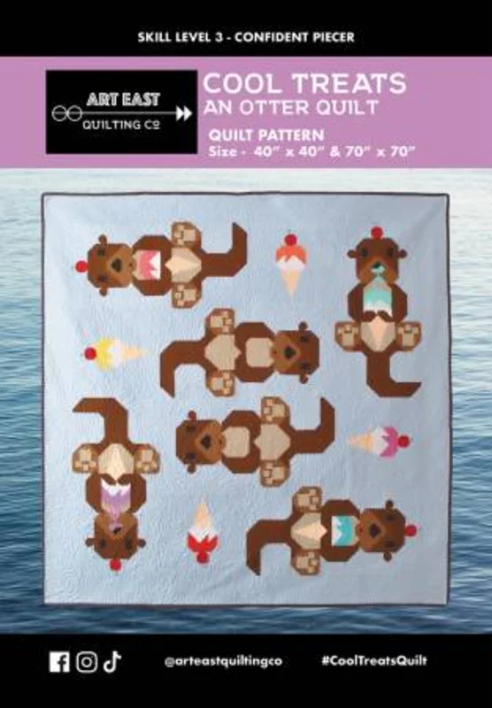 ART EAST: Cool Treats-An Otter Quilt Pattern