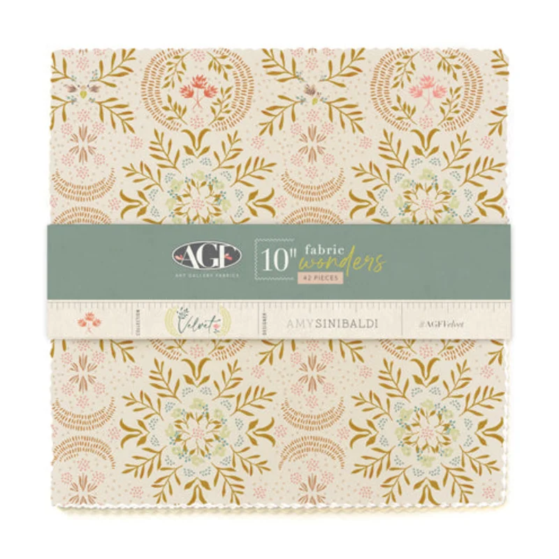 Art Gallery - Velvet 10" Square Layer Cake by Amy Sinibaldi