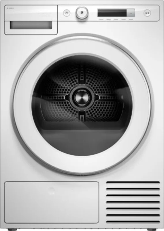 Asko - 1.8 cu. Ft Compact Dryer in Black - T3HW White