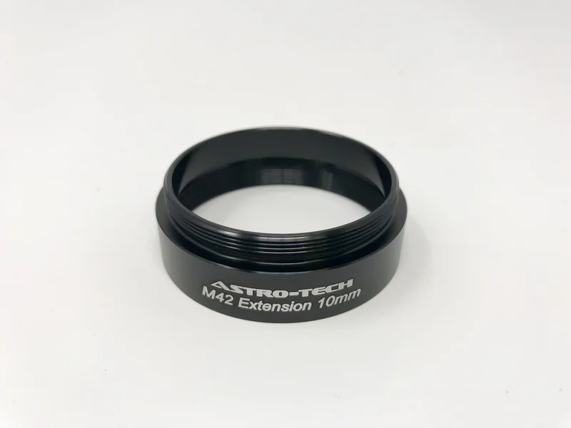 Astro-Tech 10mm T-Thread Spacer Ring For DSLR And CCD Imaging With 42mm Threads