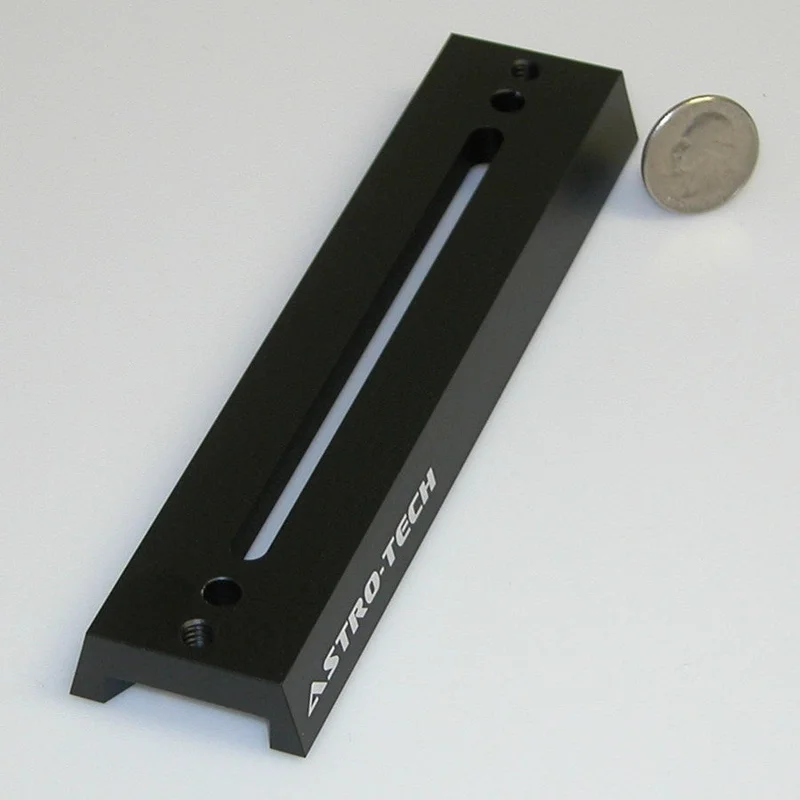 Astro-Tech 7" Short Universal Dovetail Plate for Vixen-Style Mounts, Black