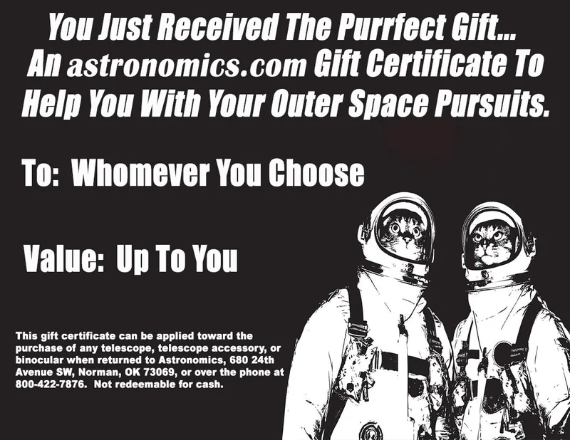 Astronomics Gift Card