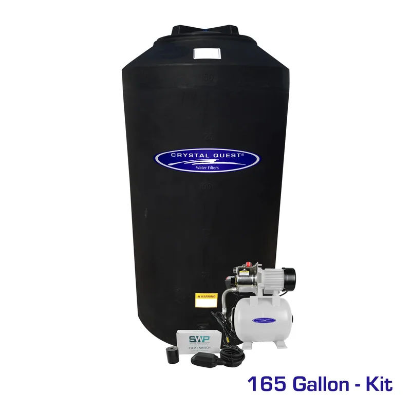 Atmospheric Storage Tank Kit with Pump - 165 Gallon