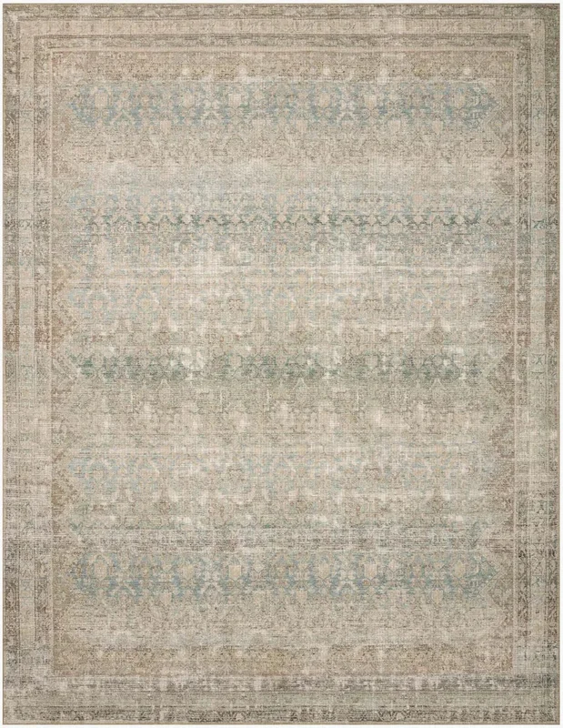 Aubrey Rug, Jade/Natural, AUB-03, Angela Rose x Loloi