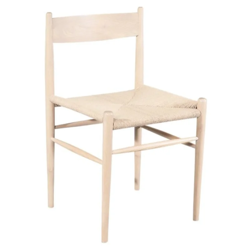 Audra Dining Chair, Natural Papercord & Natural Sungkai Wood