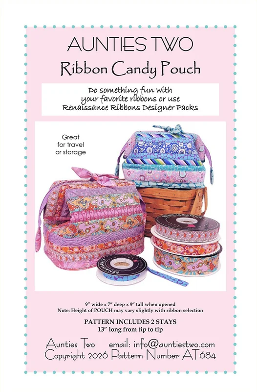 Aunties Two: Ribbon Candy Pouch