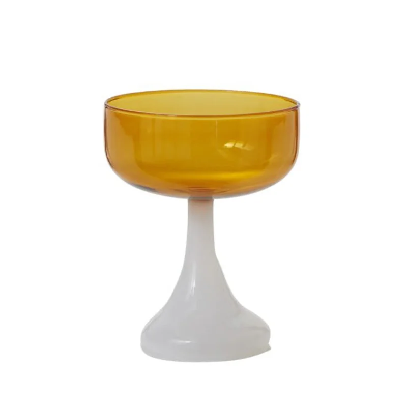 Aurelia Coupe Glass, Ochre