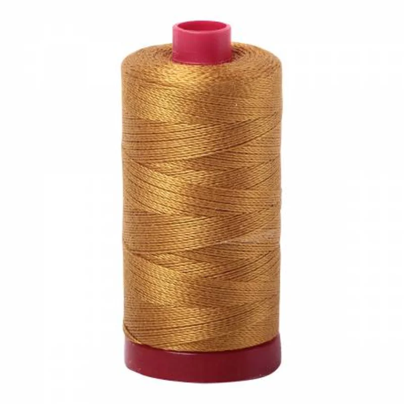 Aurifil: 12wt Cotton-Brass 2975
