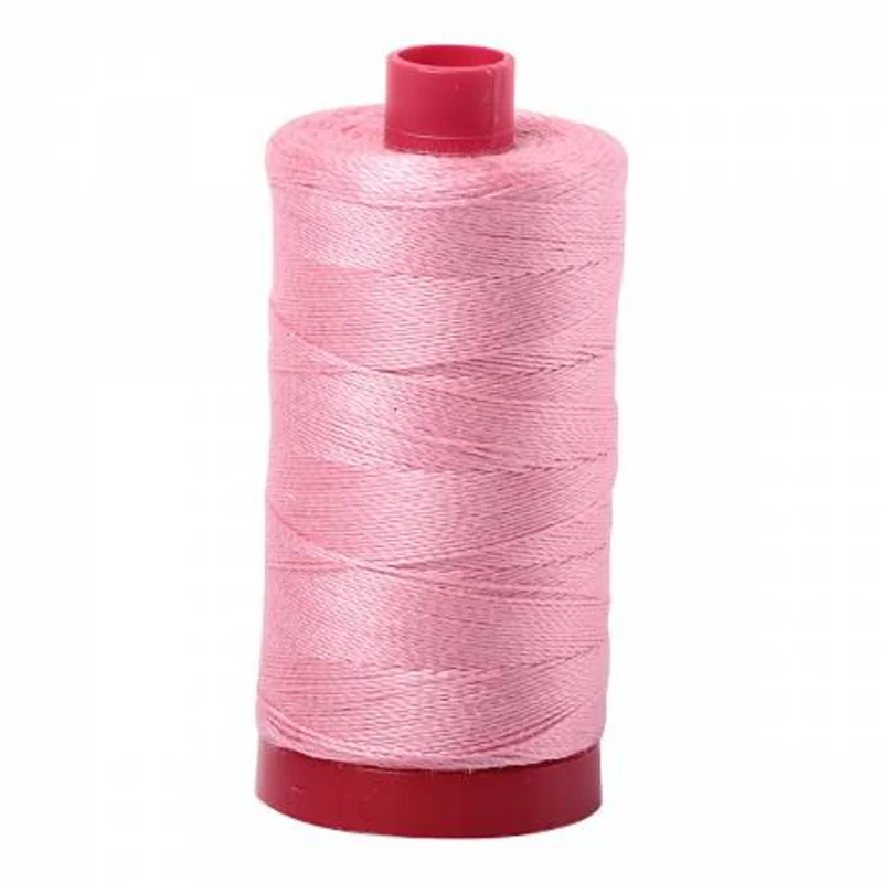 Aurifil: 12wt Cotton-Bright Pink 2425