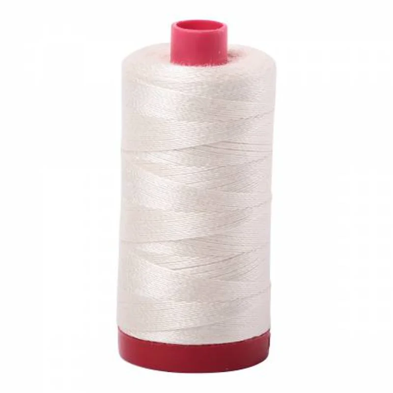 Aurifil: 12wt Cotton-Chalk 2026