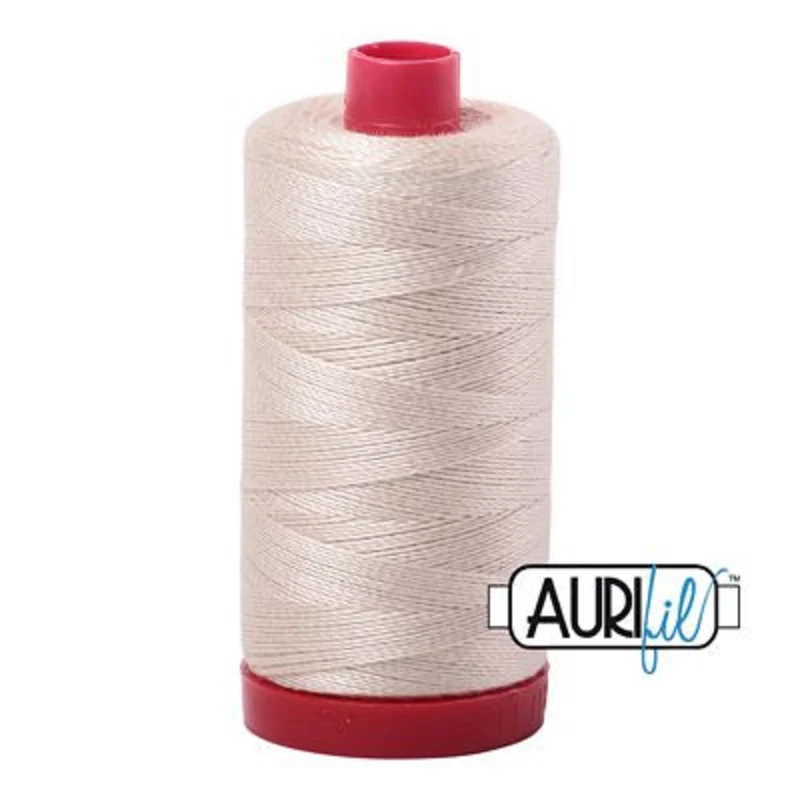 Aurifil: 12wt Cotton-Light Beige 2310