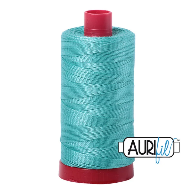 Aurifil: 12wt Cotton-Light Jade 1148