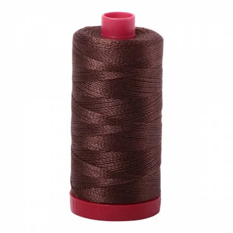 Aurifil: 12wt Cotton-Medium Bark 1285
