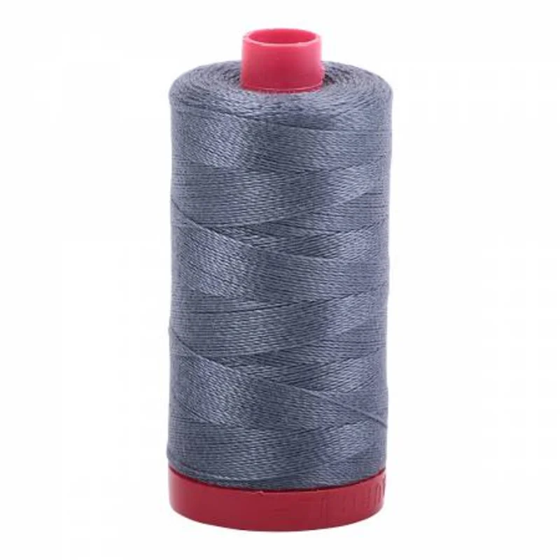 Aurifil: 12wt Cotton-Medium Grey 1158