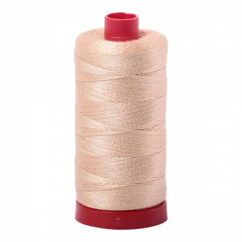 Aurifil: 12wt Cotton-Pale Flesh 2315