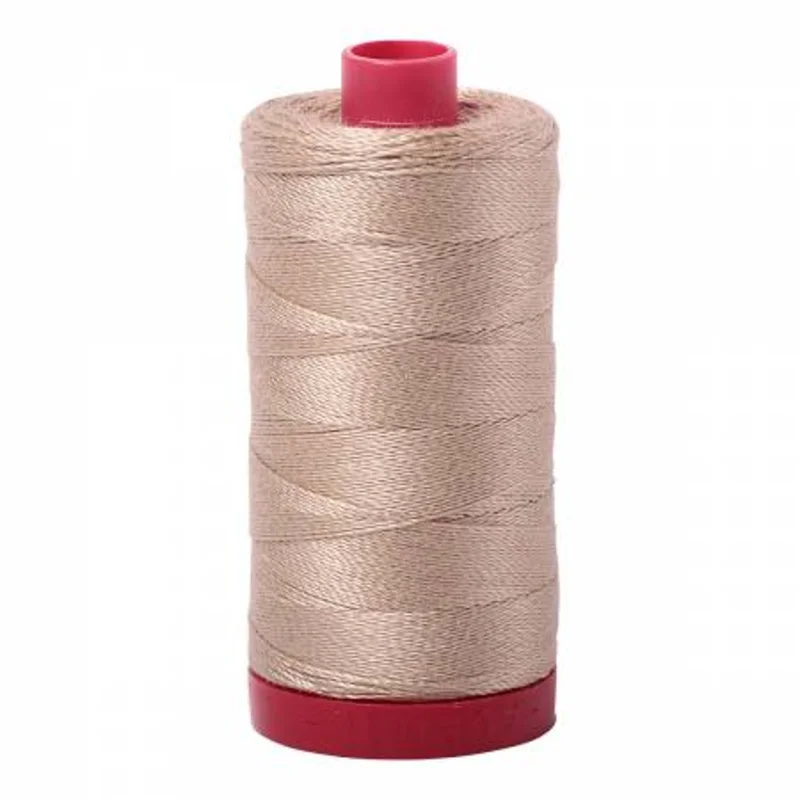 Aurifil: 12wt Cotton-Sand 2326