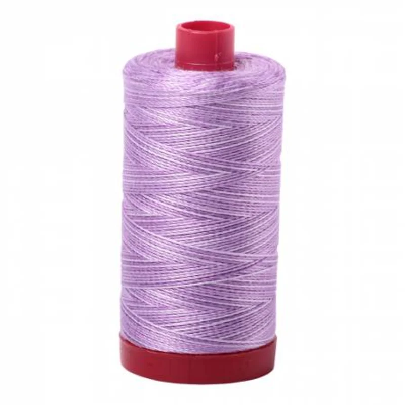 Aurifil: 12wt Cotton-Variegated French Lilac 3840
