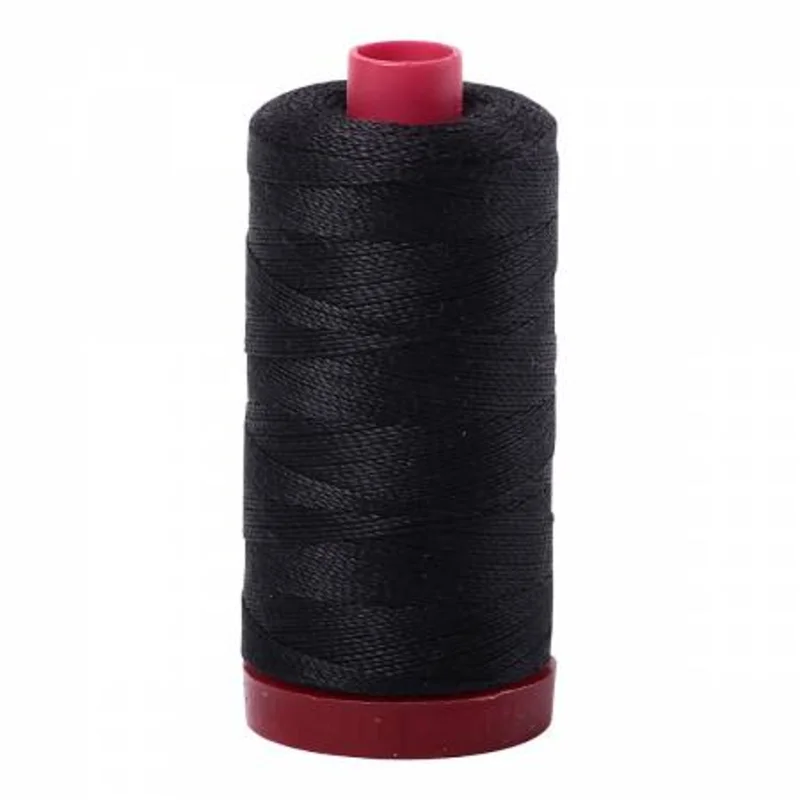Aurifil: 12wt Cotton-Very Dark Grey 4241