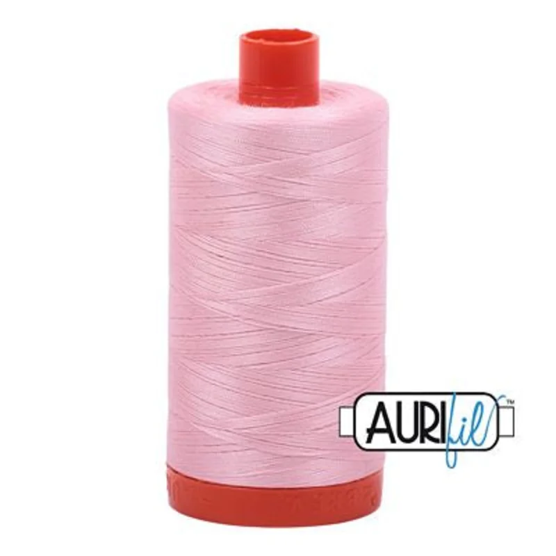 Aurifil: 50wt Cotton-Baby Pink 2423