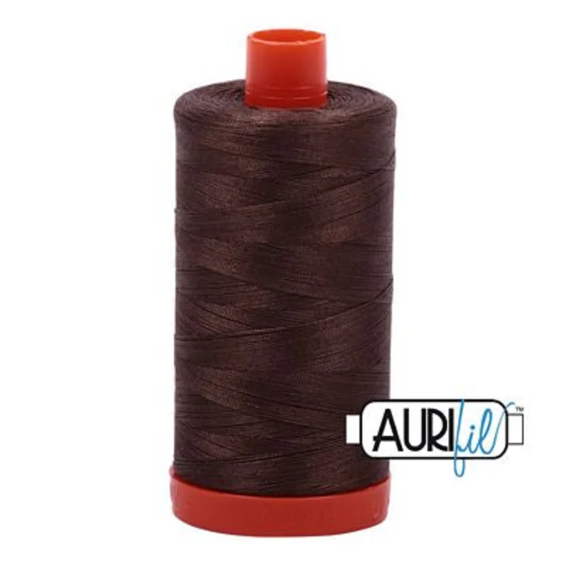 Aurifil: 50wt Cotton-Bark 1140
