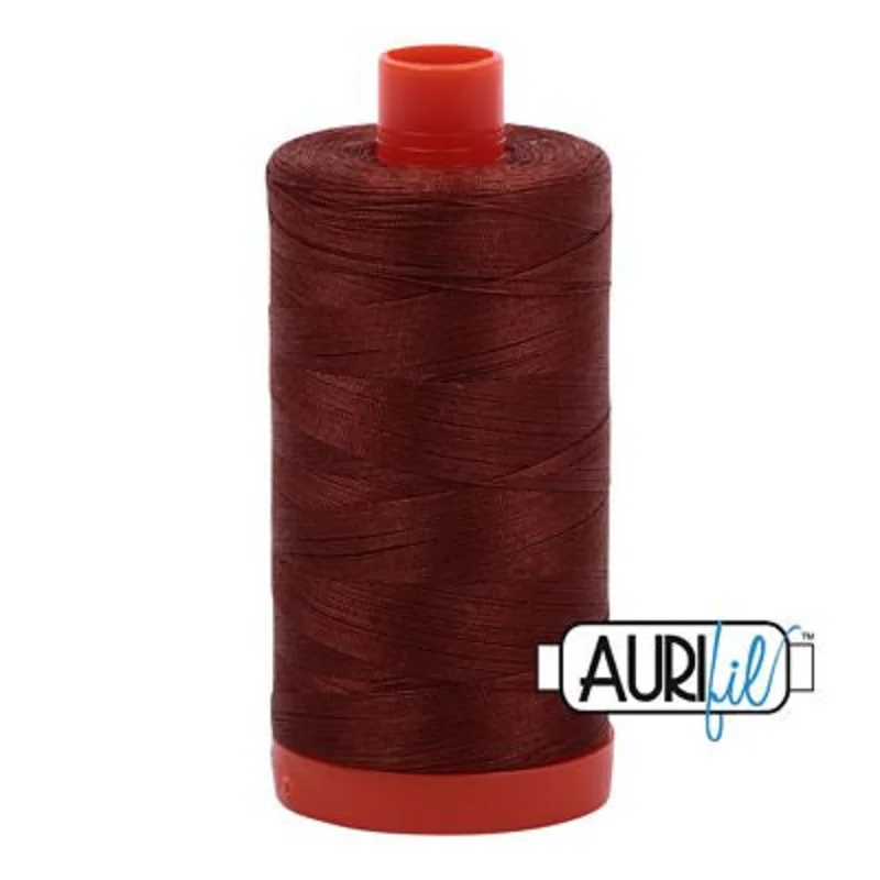 Aurifil: 50wt Cotton-Copper Brown 4012