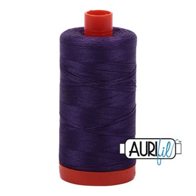 Aurifil: 50wt Cotton-Dark Violet 2582