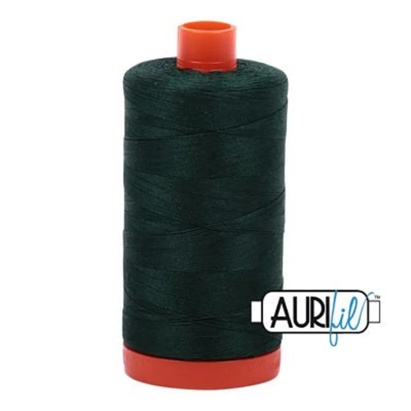Aurifil: 50wt Cotton-Forest Green 4026