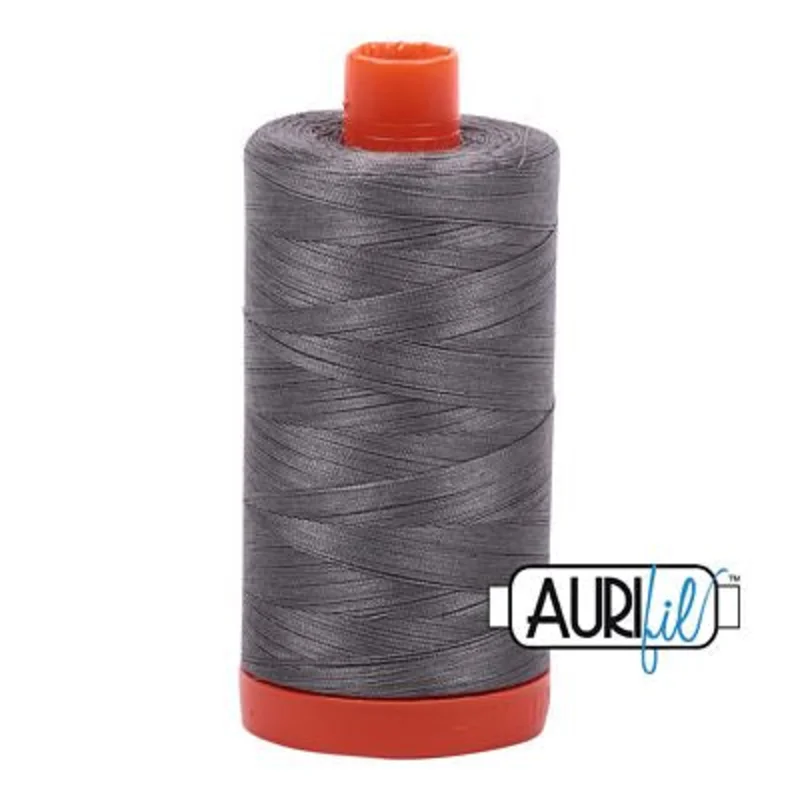Aurifil: 50wt Cotton-Gray Smoke 5004