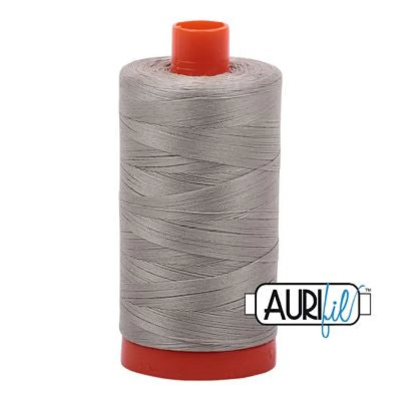 Aurifil: 50wt Cotton-Light Gray 5021