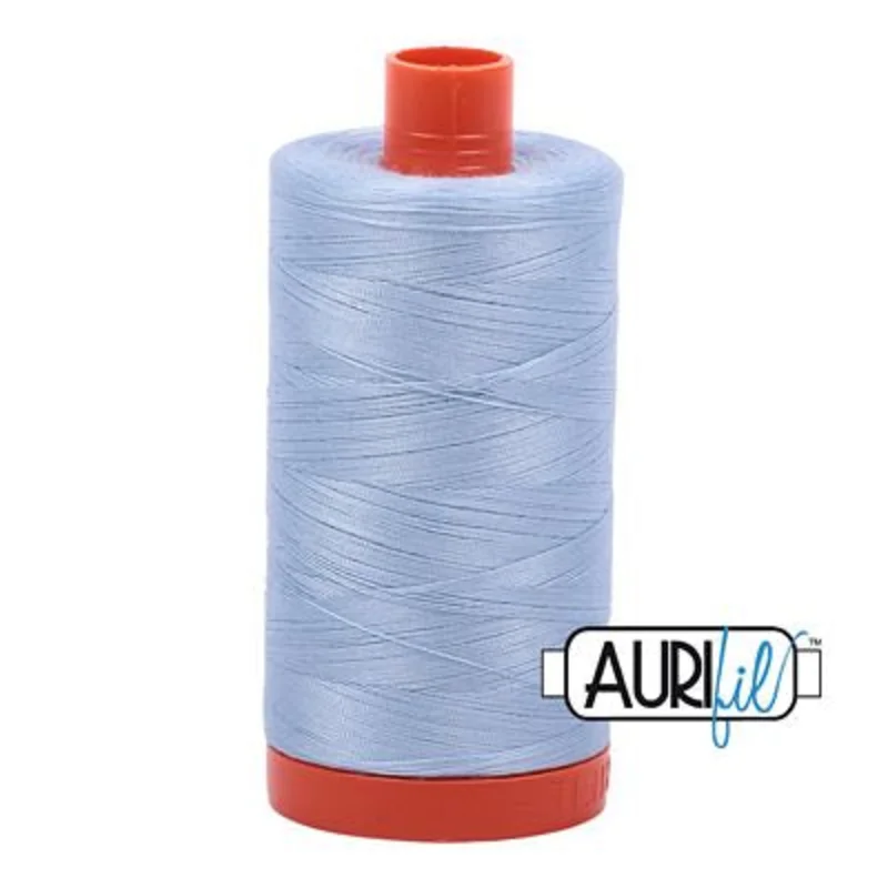 Aurifil: 50wt Cotton-Light Robins Egg 2710