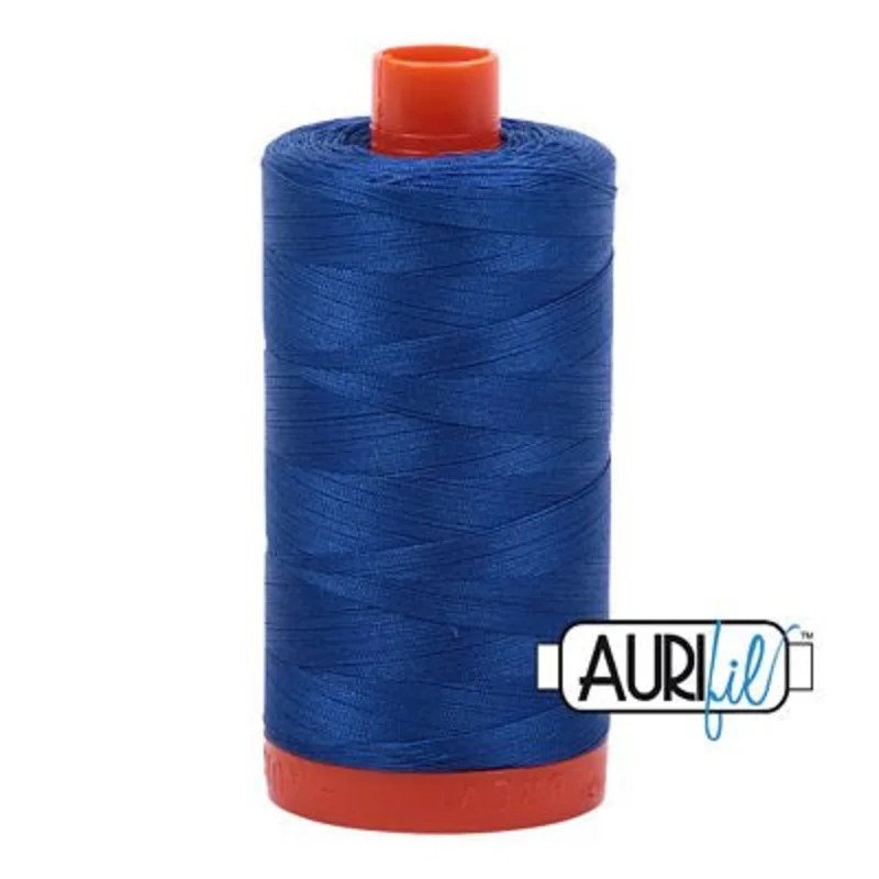 Aurifil: 50wt Cotton-Medium Blue 2735