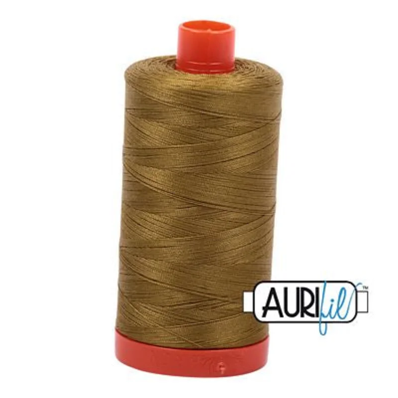 Aurifil: 50wt Cotton-Medium Olive 2910