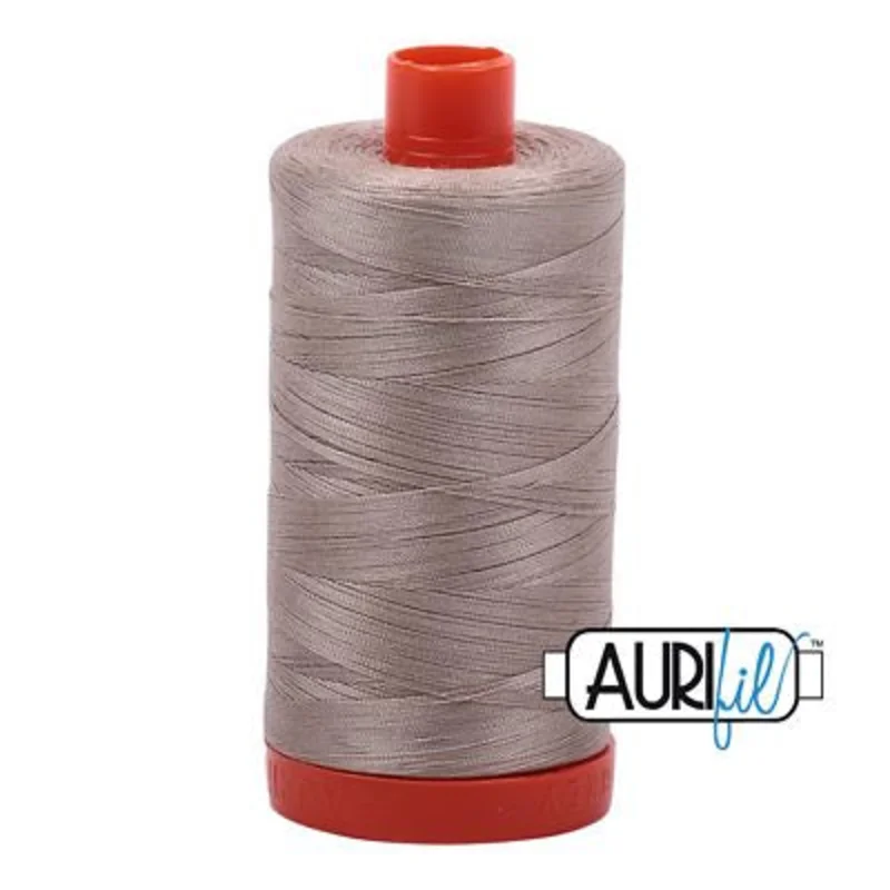 Aurifil: 50wt Cotton-Rope Beige 5011