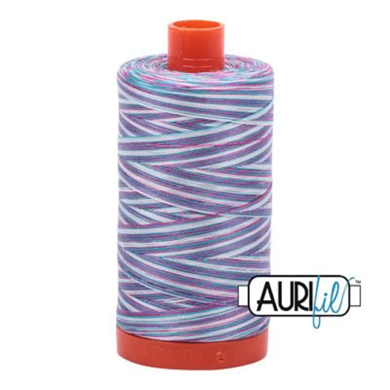 Aurifil: 50wt Cotton-Variegated Berrylicious 4647