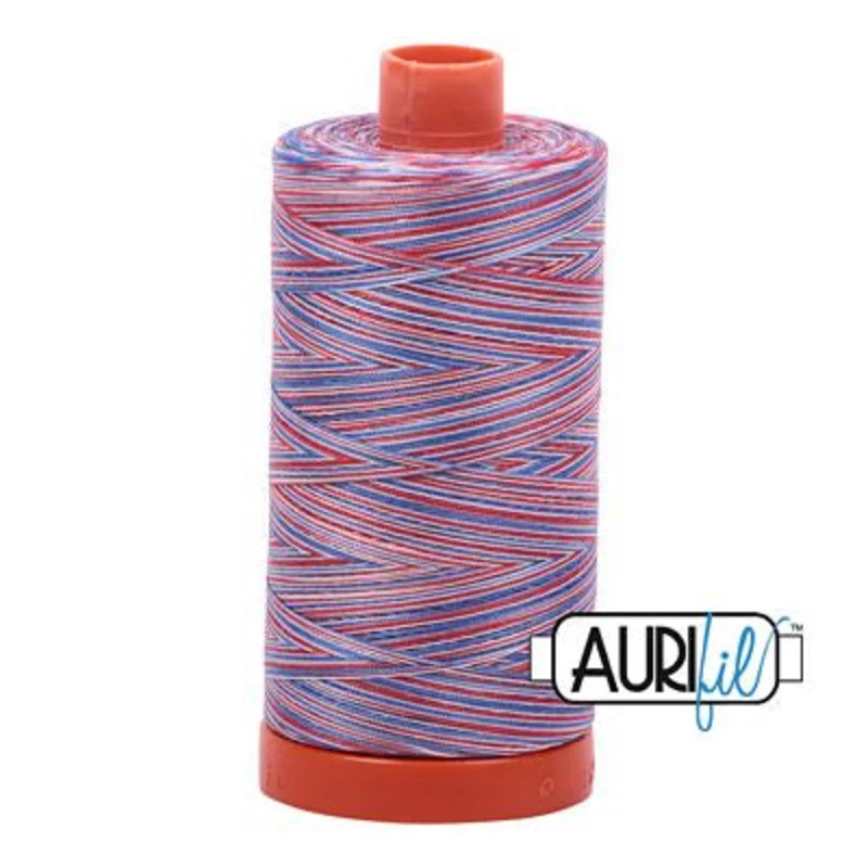 Aurifil: 50wt Cotton-Variegated Liberty 3852