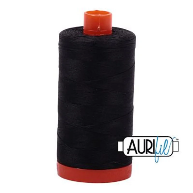 Aurifil: 50wt Cotton-Very Dark Gray 4241