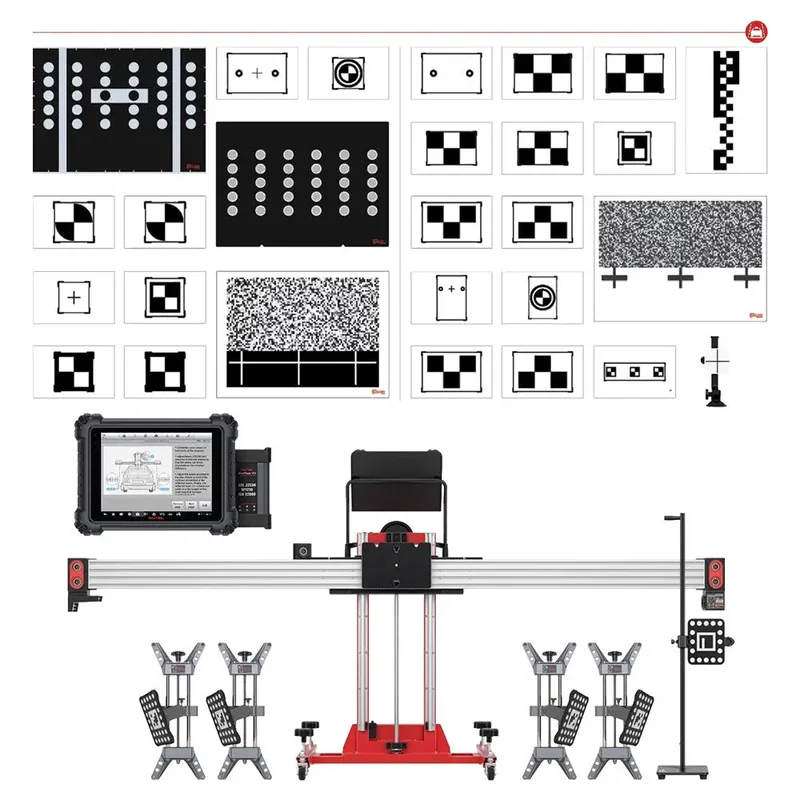 Autel AS30T ADAS All Systems Calibration 3.0 Package w/ MS909 Tablet, IA800