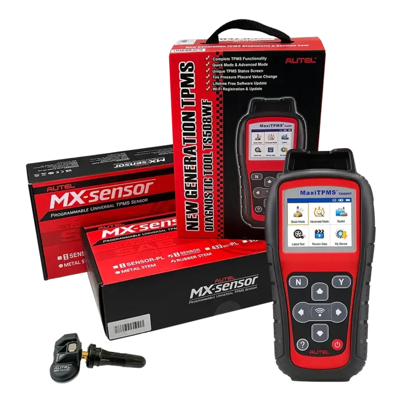 Autel MX-Sensor 40-Pack w/ TS508WF TPMS Programming Tool